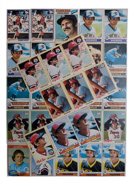 1977-81 O-Pee-Chee Baseball Card Collection of 1900+ with Stars