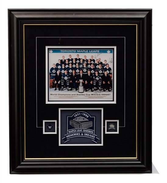 Toronto Maple Leafs "The Glory Years" and "1966-67 Stanley Cup Champions" Multi-Signed Framed Displays