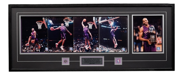 Michael Jordan Chicago Bulls Career Framed Display and Vince Carter 2000 NBA All-Star Game Framed Display