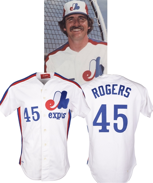 Steve Rogers 1985 Montreal Expos Game-Worn Jersey