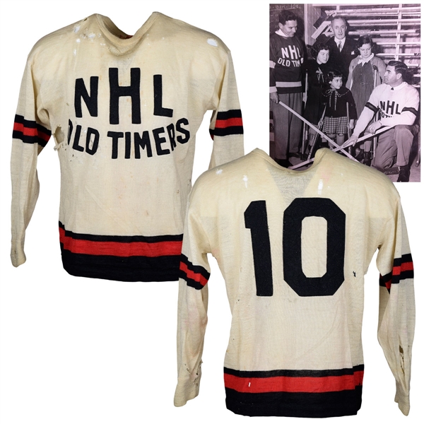 NHL Oldtimers 1950s Game-Worn Wool Jersey