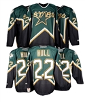 Brett Hull Dallas Stars Signed Jersey Collection of 3 from His Collection