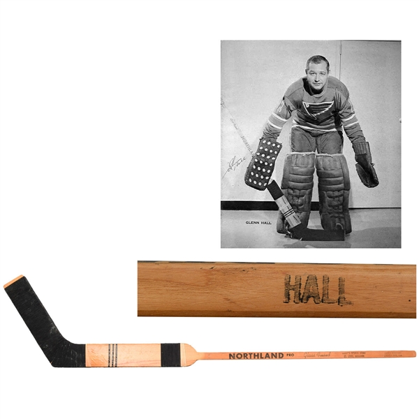 Glenn Halls Late-1960s St. Louis Blues Northland Game-Issued Stick