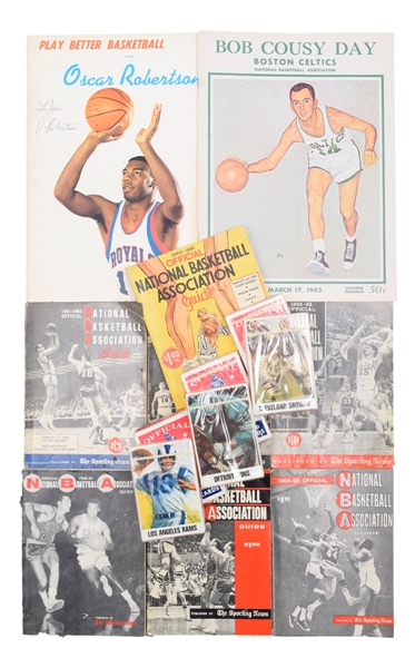 1960s Stancraft NFL Teams Sealed Deck of Playing Cards (7), 1960s NBA Guides (11) and More