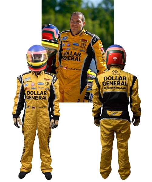 Jacques Villeneuve’s 2010 NASCAR Nationwide Series Braun Racing Toyota Race-Worn Suit