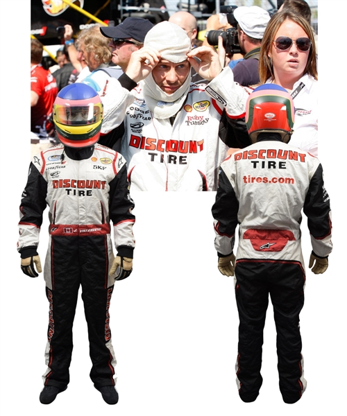 Jacques Villeneuve’s 2011/2012 NASCAR Penske Racing Race-Worn Suit 