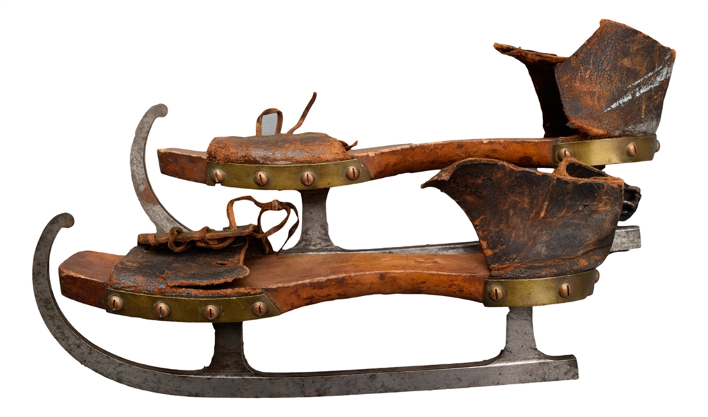 19th Century Pair of Antique Ice / Hockey Skates