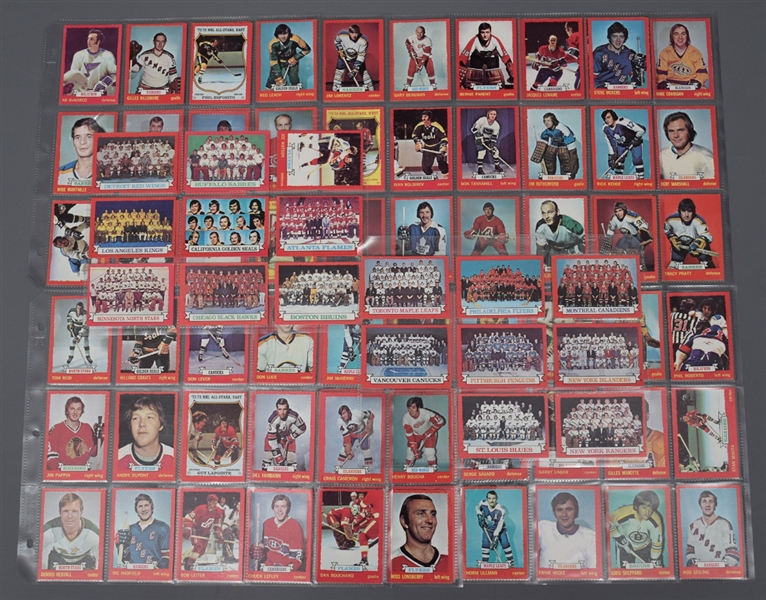 1973-74 O-Pee-Chee Hockey Complete 264-Card Set
