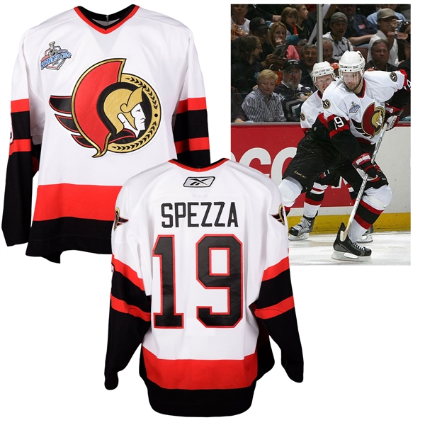 Jason Spezzas 2006-07 Ottawa Senators Game-Worn Stanley Cup Finals Jersey with Team LOA