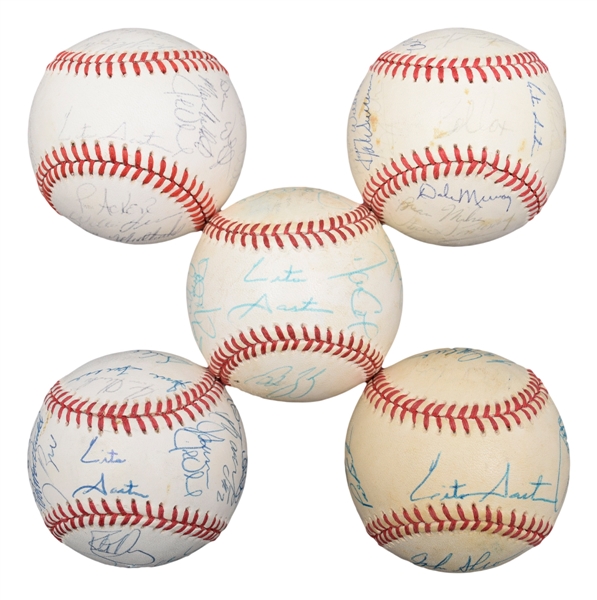 Toronto Blue Jays 1970s-1990s Large Autograph Collection with Multi-Signed and Team-Signed Balls