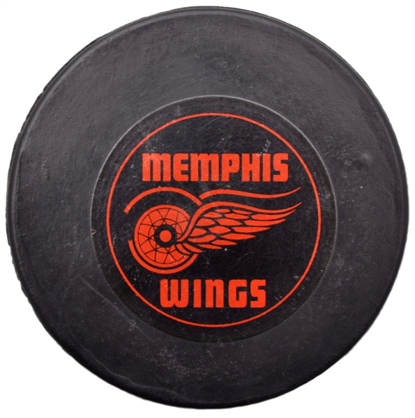 Scarce 1964-65 CPHL Memphis Wings Game Puck