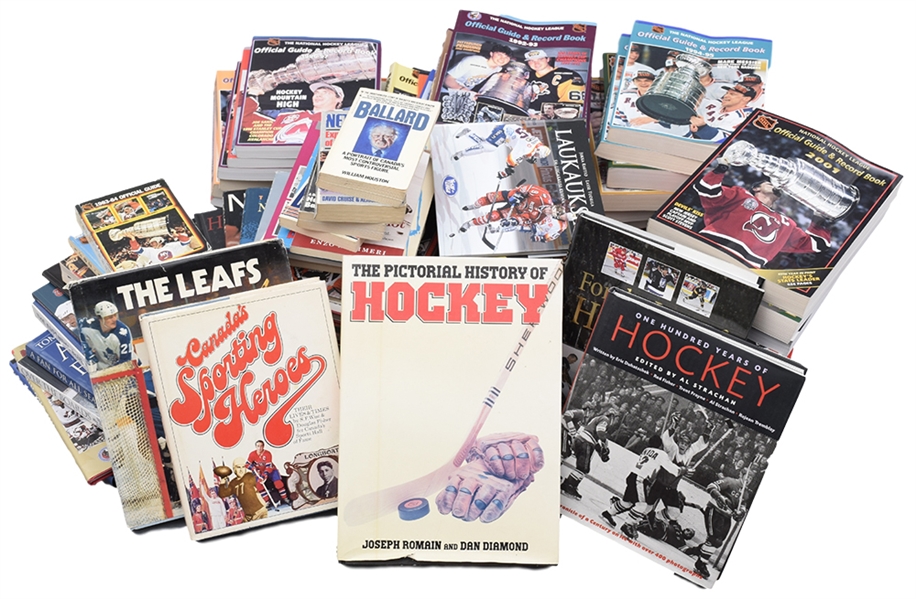 Hockey and Other Sports Book, Program and Guide Collection of 115+