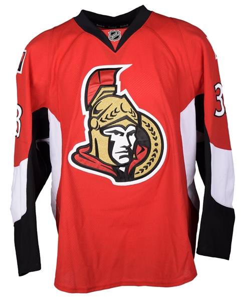 Jakob Silfverbergs 2012-13 Ottawa Senators Game-Worn Rookie Season Jersey with Team LOA