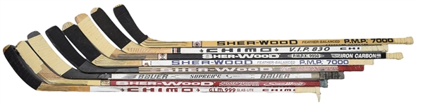 Montreal Canadiens 1992-93 Stanley Cup Champions Game-Used Stick Collection of 8