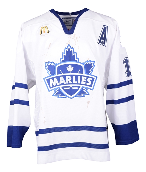 Kris Newburys 2005-06 AHL Toronto Marlies Game-Worn Alternate Captains Jersey with LOA