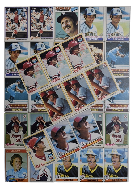 1977-81 O-Pee-Chee Baseball Card Collection of 1900+ with Stars
