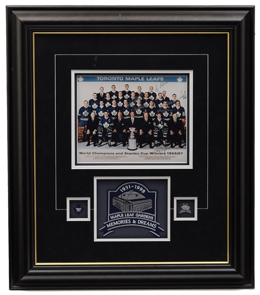 Toronto Maple Leafs "The Glory Years" and "1966-67 Stanley Cup Champions" Multi-Signed Framed Displays