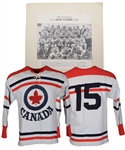 Julius "Pete" Leichnitzs "1948-68 RCAF Flyers 20th Anniversary Reunion Game" Game-Worn Jersey with LOA