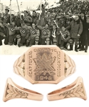 Julius "Pete" Leichnitzs 1948 Winter Olympics RCAF Flyers Olympic Champions 10K Gold Ring with LOA