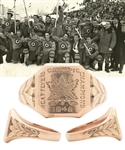 Julius "Pete" Leichnitzs 1948 Winter Olympics RCAF Flyers Olympic Champions 10K Gold Ring with LOA