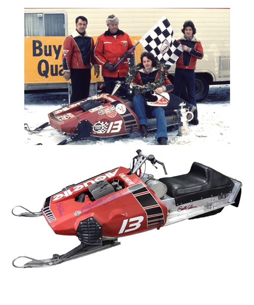 Gilles Villeneuves 1970s Race-Used Alouette 440 Snowmobile