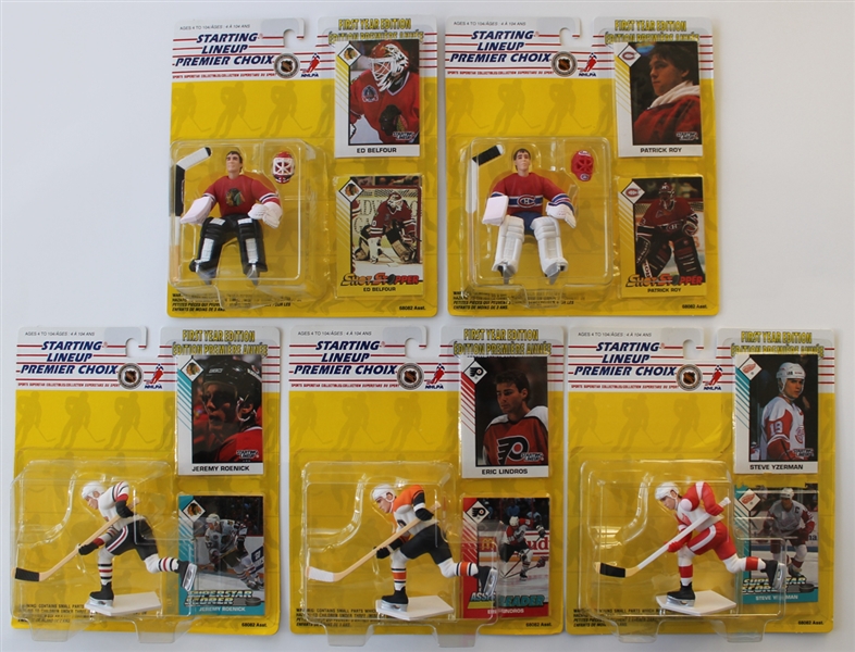 Hasbro Starting Lineup Hockey 1993-98 Sets and Near Sets (70 Figurines) MIP