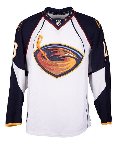 Jim Slaters 2009-10 Atlanta Thrashers Game-Worn Jersey