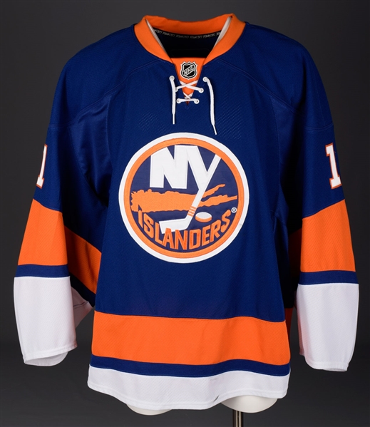 Peter Manninos 2008-09 New York Islanders Warm-Ups Worn Jersey