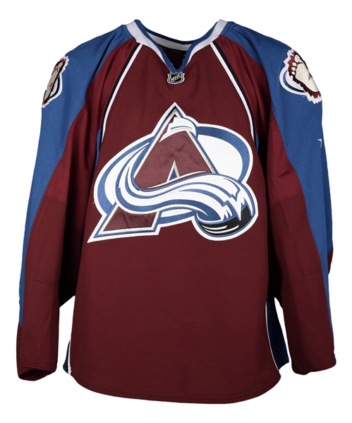 Semyon Varlamovs 2012-13 Colorado Avalanche Game-Worn Jersey