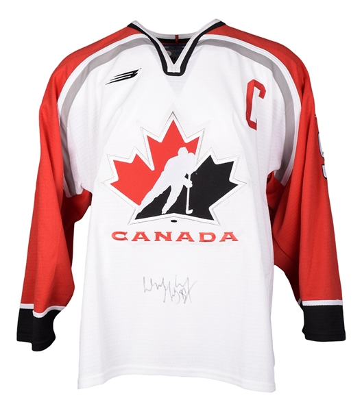 Wayne Gretzky Signed Team Canada Jersey with JSA LOA