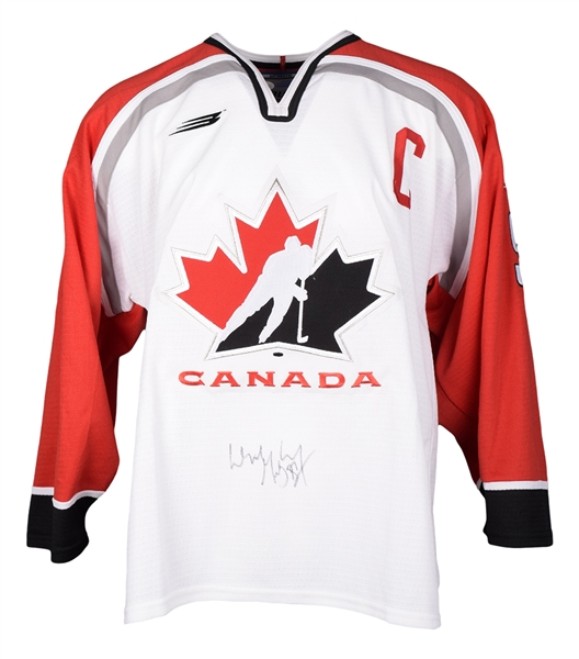 Wayne Gretzky Signed Team Canada Jersey with JSA LOA