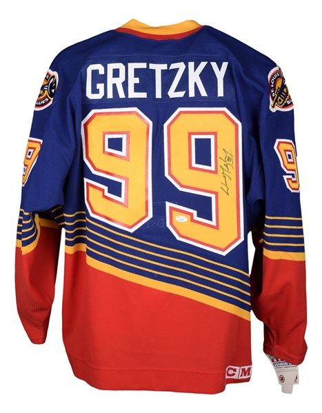 Wayne Gretzky Signed St. Louis Blues Captains Jersey with JSA LOA