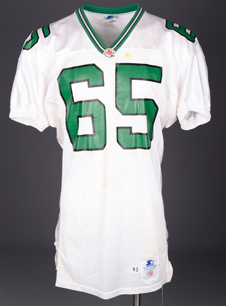 Saskatchewan Roughriders 1993 Game-Worn #65 Jersey