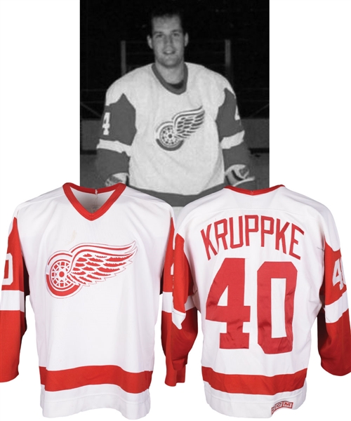 Gord Kruppkes 1990-91 Detroit Red Wings Game-Worn Jersey