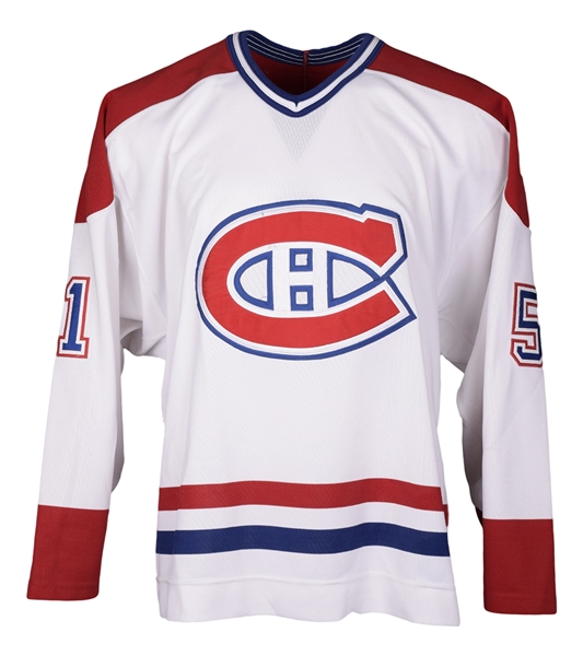 Francis Bouillon’s 2002-03 Montreal Canadiens Game-Worn Jersey