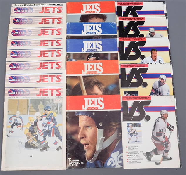 Winnipeg Jets WHA/NHL 1970s/1980s Program and Memorabilia Collection of 100+