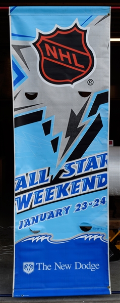 1993-99 NHL All-Star Game Banner Collection of 6