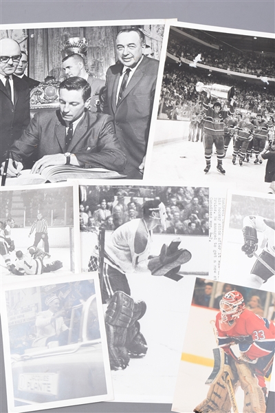 Montreal Canadiens 1950s-1980s Photo Collection of 110+