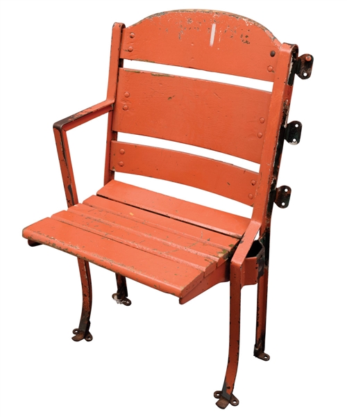 Boston Garden Orange Single Seat with Team COA