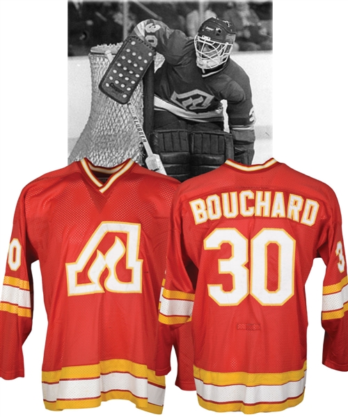 Dan Bouchards Late-1970s Atlanta Flames Game-Worn Jersey