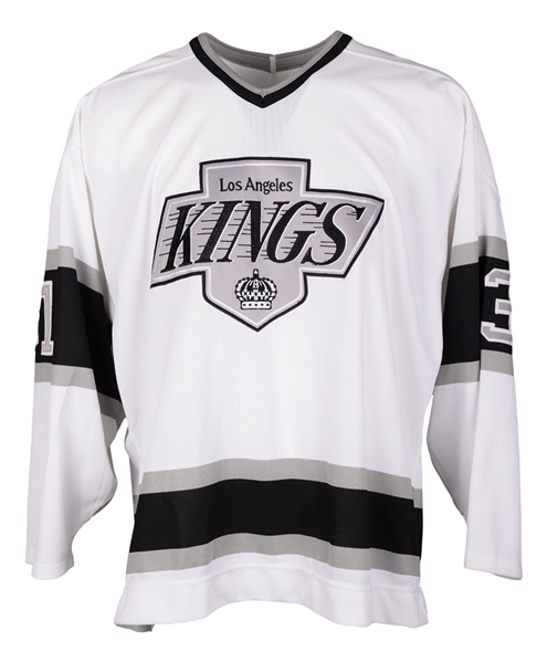 Mario Gosselins 1989-90 Los Angeles Kings Game-Worn Jersey