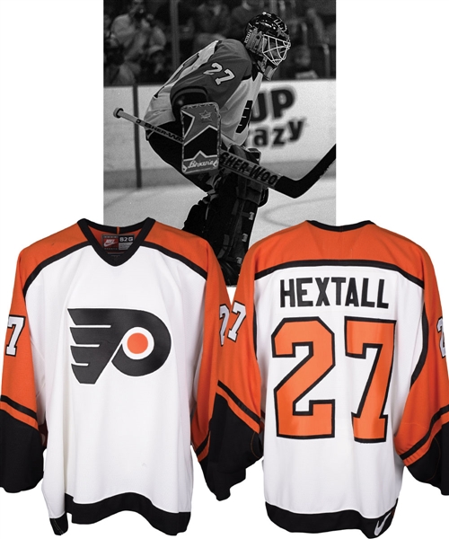 Ron Hextalls 1997-98 Philadelphia Flyers Game-Worn Jersey with LOA