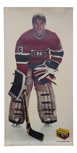 Patrick Roy Circa 1988 Montreal Canadiens Light Box Photo from the Montreal Forum (36" x 72")