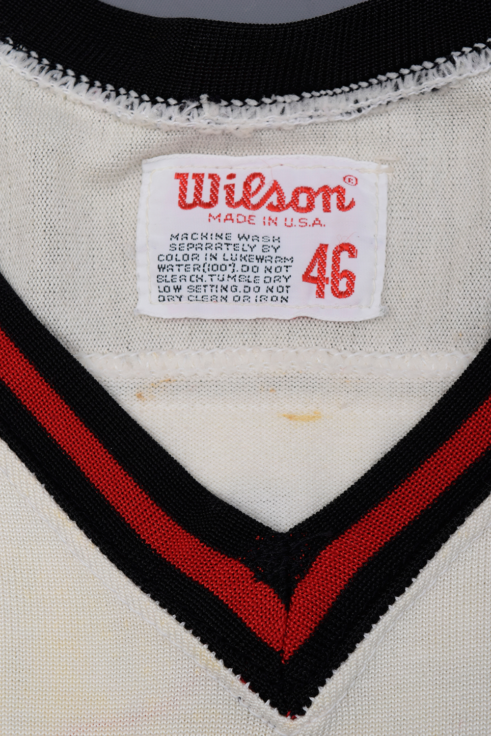 Lot Detail - Tom Serviss' 1974-75 WHA Michigan Stags Game-Worn Jersey ...