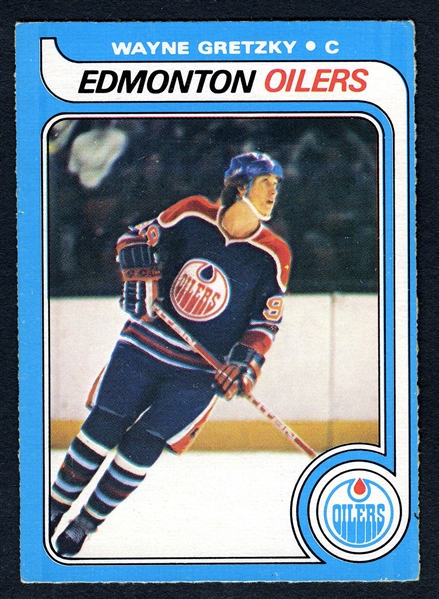 1979-80 O-Pee-Chee Hockey #18 HOFer Wayne Gretzky Rookie Card