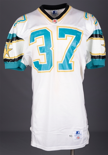 Emanuel Kings 1993 CFL Sacramento Gold Miners Inaugural Season Game-Worn Jersey