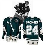 Chris Prongers 2004 NHL All-Star Game Western Conference Signed Game-Worn Jersey with NHLPA LOA