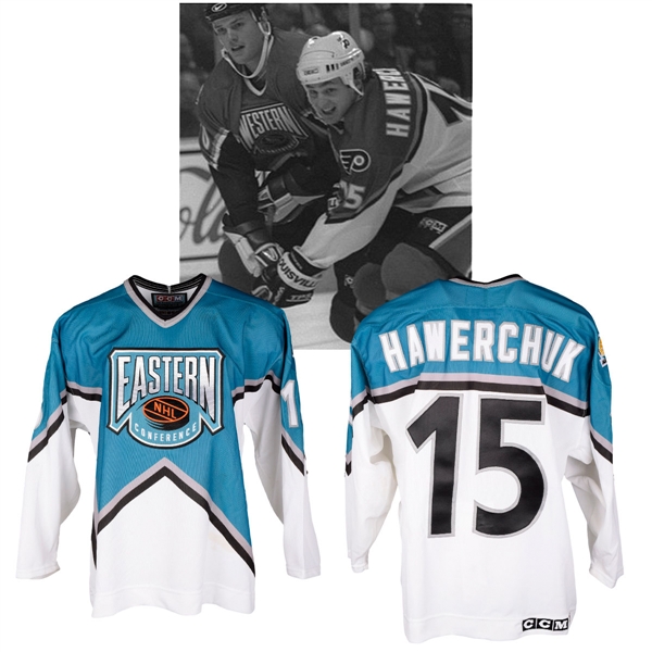 Dale Hawerchuks 1997 NHL All-Star Game Eastern Conference Signed Game-Worn Jersey with NHLPA LOA
