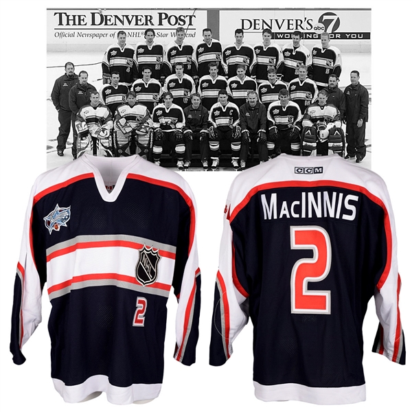 Al MacInnis 2001 NHL All-Star Game North America Team Game-Issued Jersey with NHLPA LOA