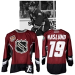 Markus Naslunds 2002 NHL All-Star Game World Team Signed Game-Worn Jersey with NHLPA LOA